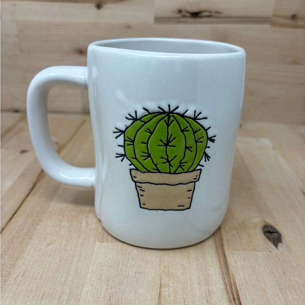 Rae Dunn LOOKIN' SHARP Mug White Ceramic Double Sided with Black Lettering New - Picture 2 of 4